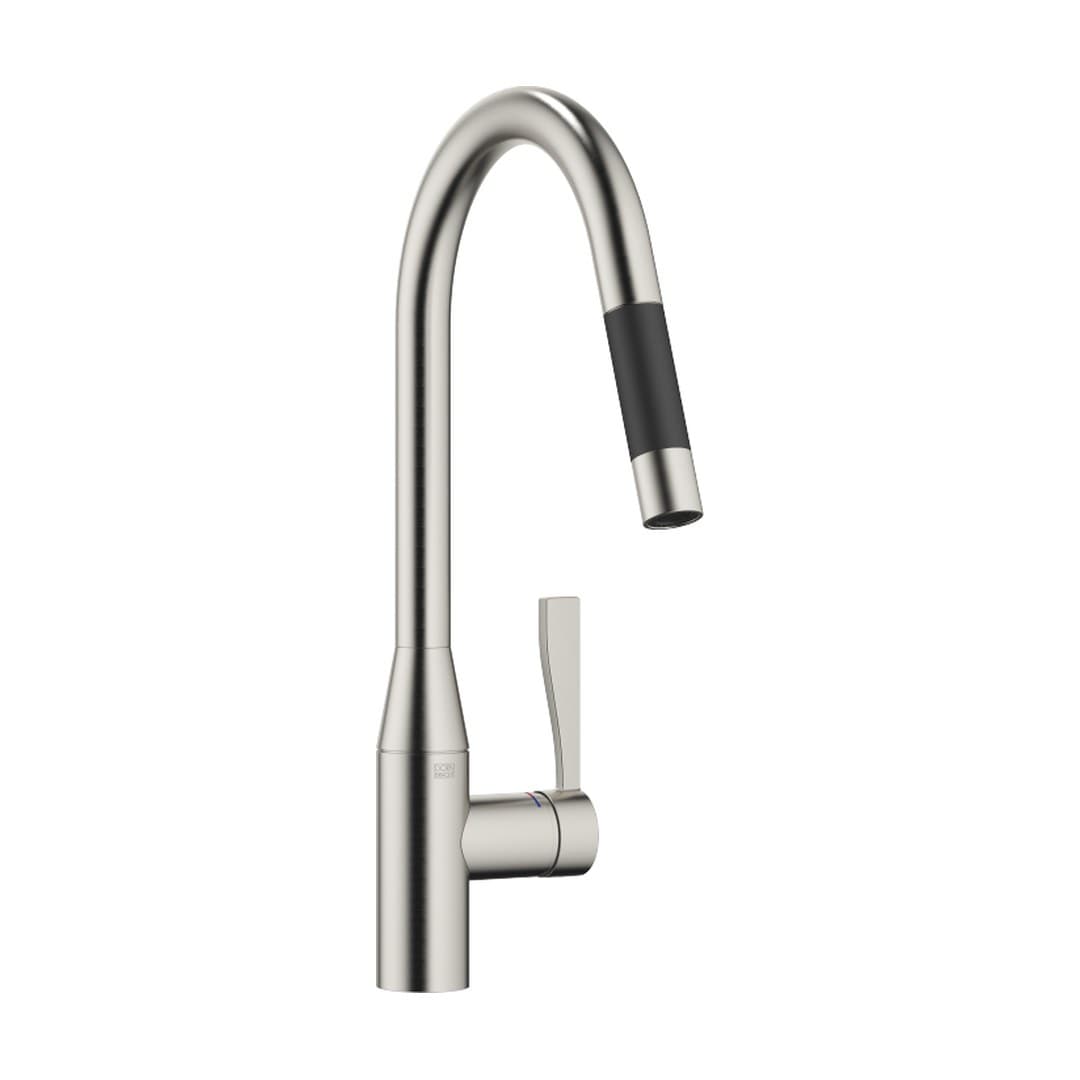 Dornbracht Sync – Μπαταρία Κουζίνας – Single-lever mixer Pull-down with spray function – Brushed Platinum (33870895-06)