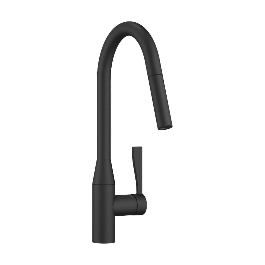 Dornbracht Sync – Μπαταρία Κουζίνας – Single-lever mixer Pull-down with spray function – Matte Black (33870895-33)