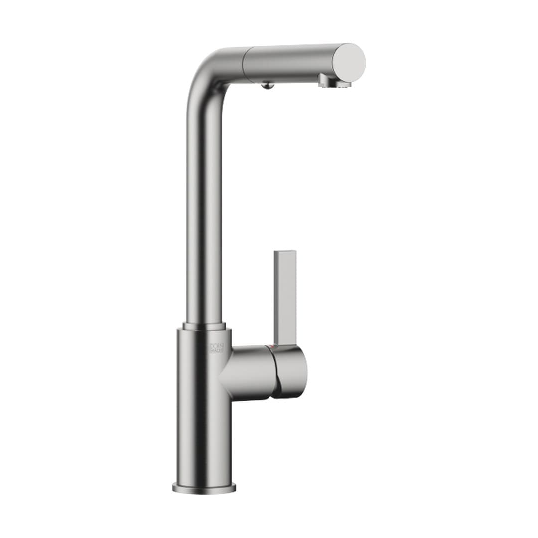 Dornbracht Dornbracht Piur – Μπαταρία Κουζίνας – Single-lever mixer Pull-out with spray function – Brushed Nickel (33960210-70)