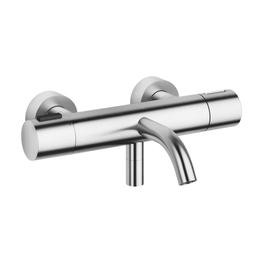 Dornbracht Edition Pro – Μπαταρία Λουτρού Τοίχου – Bath thermostat for wall mounting without shower set – Brushed Chrome (34201626-93)