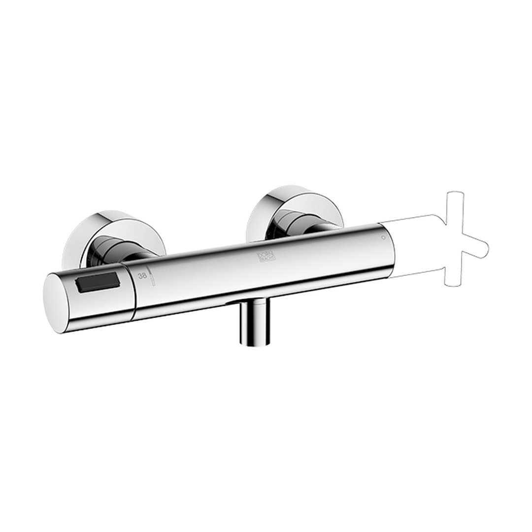 Dornbracht – Θερμοστατικός Μίκτης Ντους – Shower thermostat for wall mounting – Brushed Dark Bronze (PVD) (34445979-43)