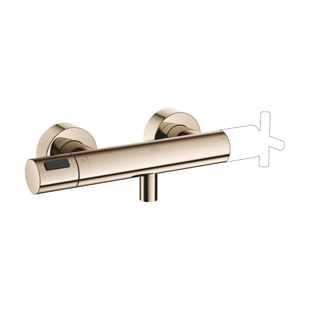 Dornbracht – Θερμοστατικός Μίκτης Ντους – Shower thermostat for wall mounting – Champagne (22kt Gold) (34445979-47)