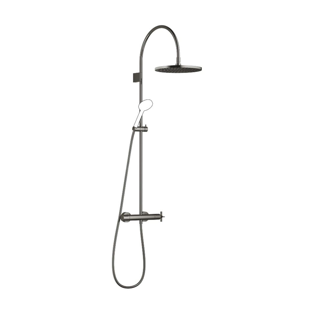 Dornbracht VAIA – Σύστημα Ντους – Showerpipe with shower thermostat without hand shower 300 mm – Dark Chrome (34465809-19)