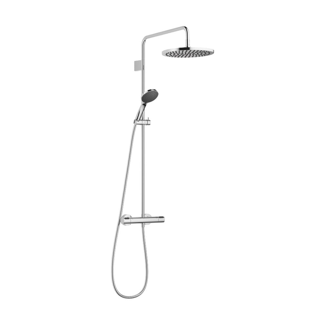 Dornbracht Edition Pro – Σύστημα Ντους – Showerpipe with shower thermostat with hand shower set 300 mm – Chrome (34466626-00)