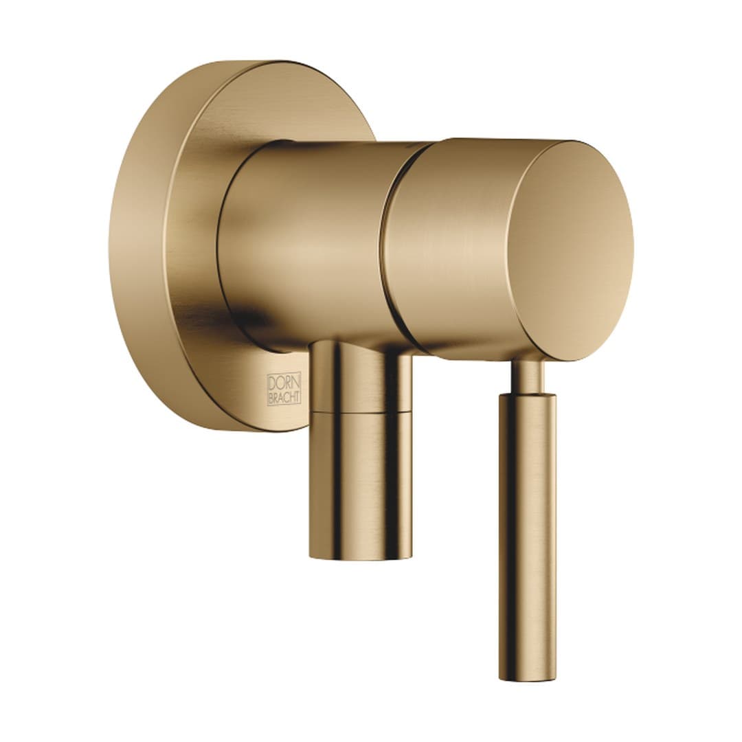 Dornbracht – Μίκτης Εντοιχισμού – Concealed single-lever mixer with cover plate with integrated shower connection – Brushed Dark Brass (PVD) (36046660-39)