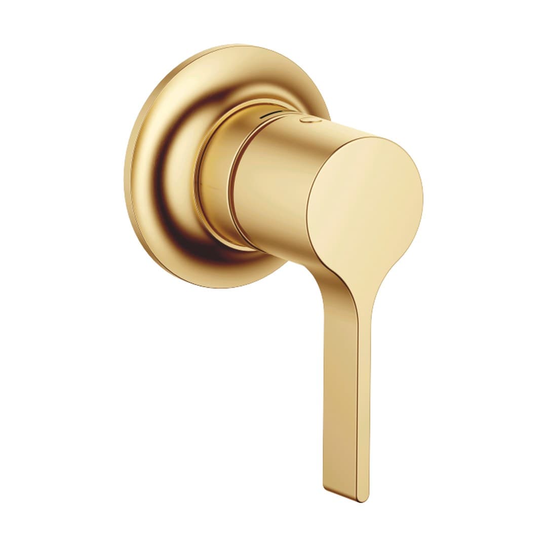 Dornbracht VAIA – Μίκτης Εντοιχισμού – Concealed single-lever mixer with cover plate – Brushed Durabrass (23kt Gold) (36060809-28)