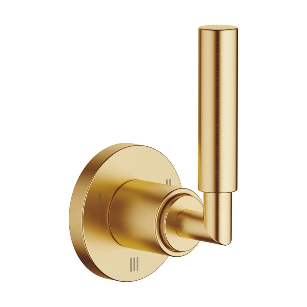 Dornbracht Tara – Διακόπτης Ντους – Concealed three-way diverter – Brushed Durabrass (23kt Gold) (36210882-28)