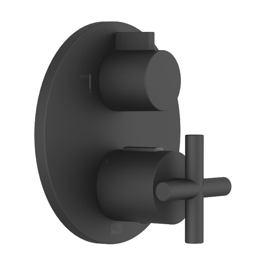 Dornbracht Tara – Θερμοστατικός Μίκτης Ντους – Concealed thermostat with two function volume control – Matte Black (36426892-33)