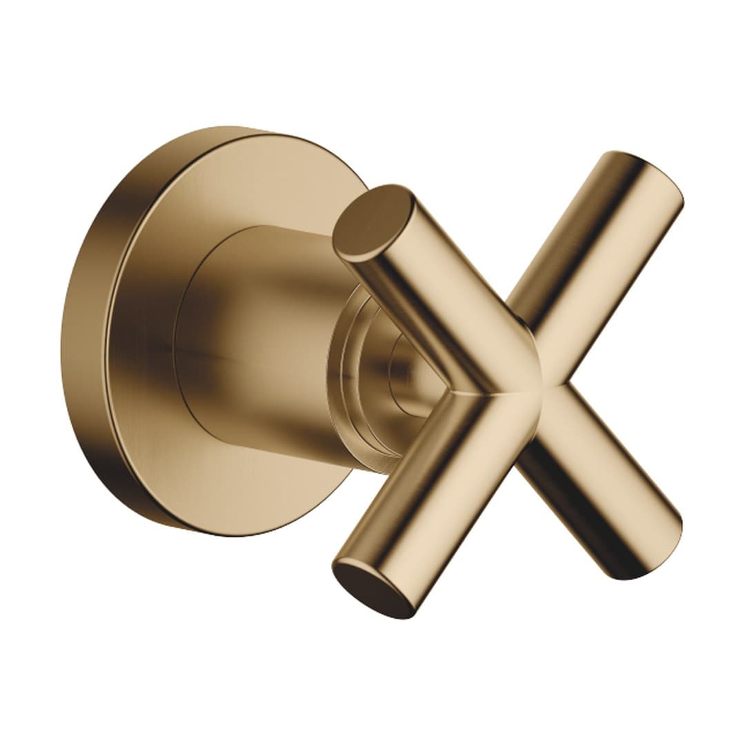 Dornbracht Tara – Διακόπτης Ντους – Wall valve clockwise closing 3/4" – Brushed Dark Brass (PVD) (36608892-39)