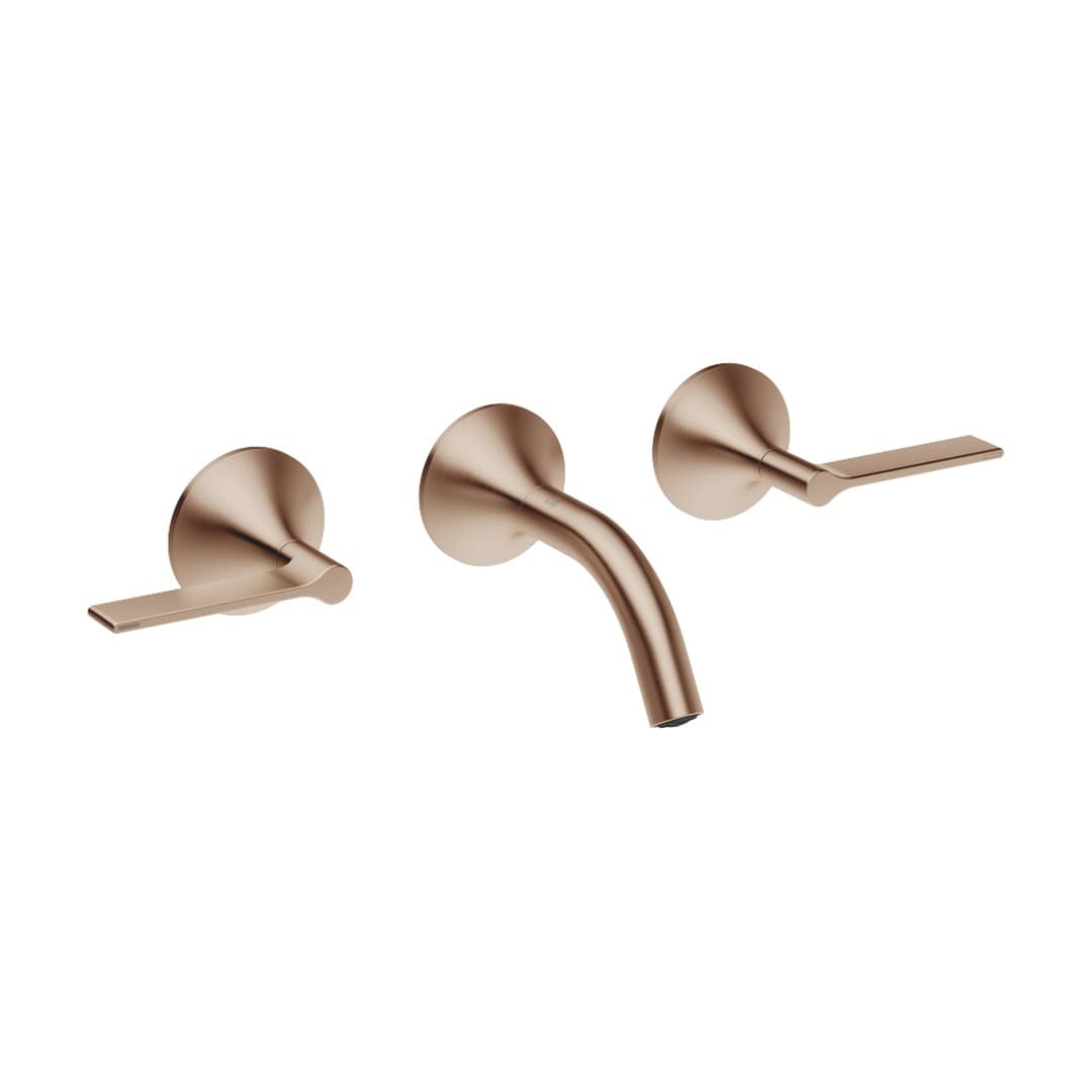 Dornbracht VAIA – Μπαταρία Νιπτήρα Τοίχου – Wall-mounted basin mixer without pop-up waste – Brushed Bronze (PVD) (36702819-42)