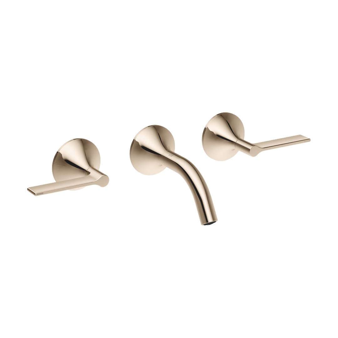 Dornbracht VAIA – Μπαταρία Νιπτήρα Τοίχου – Wall-mounted basin mixer without pop-up waste – Champagne (22kt Gold) (36702819-47)