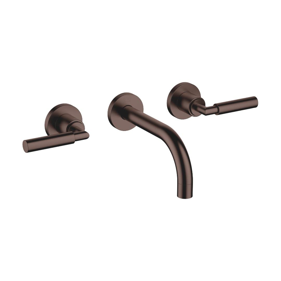 Dornbracht Tara – Μπαταρία Νιπτήρα Τοίχου – Wall-mounted basin mixer without pop-up waste – Brushed Dark Bronze (PVD) (36707882-43)