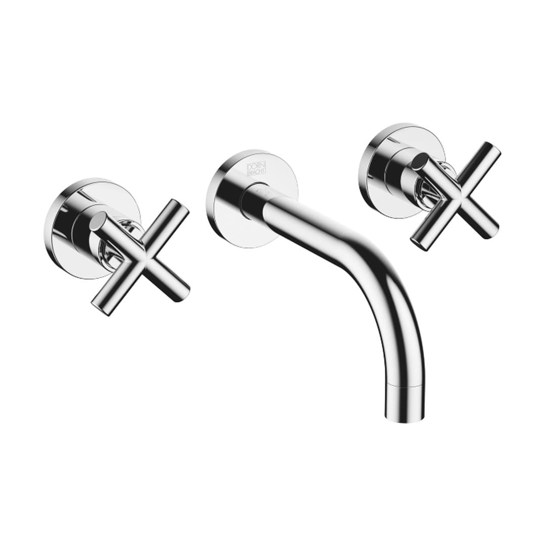 Dornbracht Tara – Μπαταρία Νιπτήρα Τοίχου – Wall-mounted basin mixer without pop-up waste – Chrome (36707892-00)