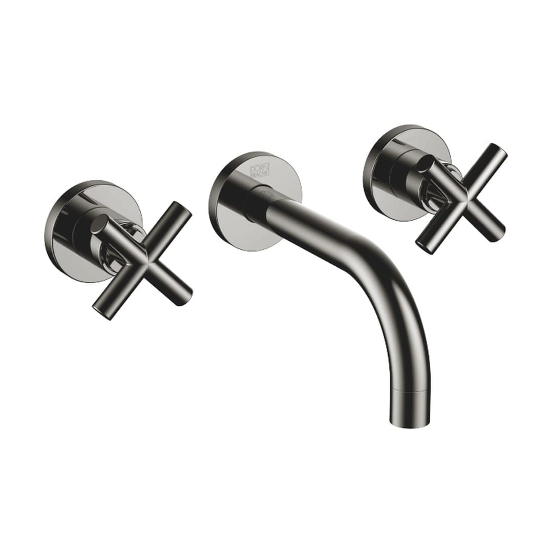 Dornbracht Tara – Μπαταρία Νιπτήρα Τοίχου – Wall-mounted basin mixer without pop-up waste – Dark Chrome (36707892-19)