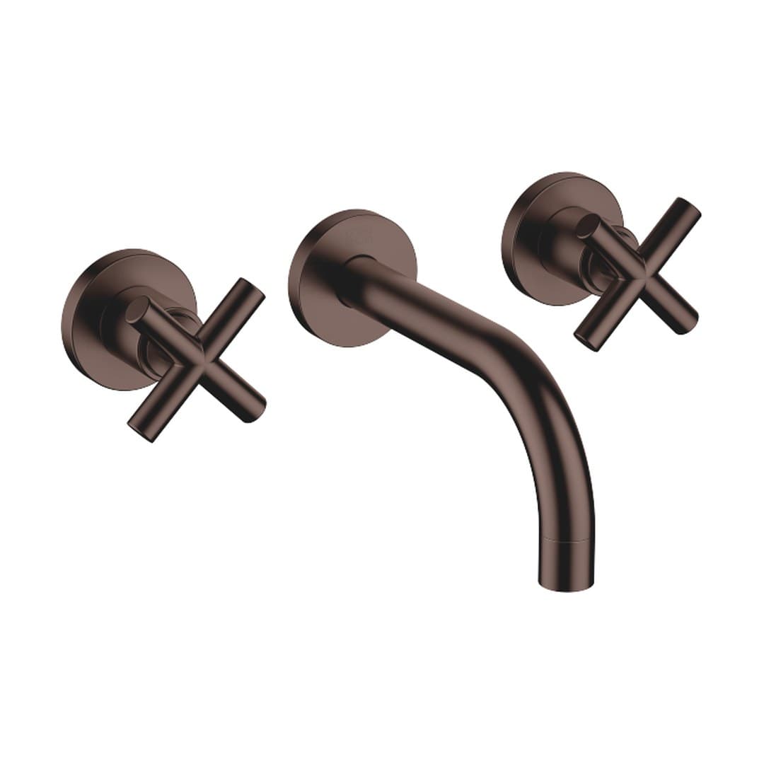 Dornbracht Tara – Μπαταρία Νιπτήρα Τοίχου – Wall-mounted basin mixer without pop-up waste – Brushed Dark Bronze (PVD) (36707892-43)