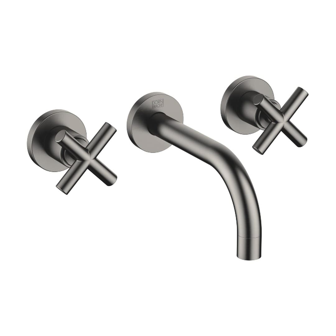 Dornbracht Tara – Μπαταρία Νιπτήρα Τοίχου – Wall-mounted basin mixer without pop-up waste – Brushed Dark Platinum (36707892-99)