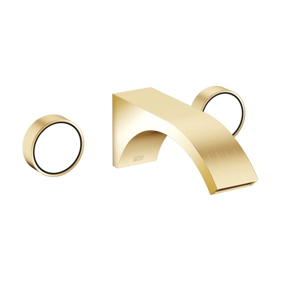 Dornbracht CYO – Μπαταρία Νιπτήρα Τοίχου – Wall-mounted basin mixer without pop-up waste – Durabrass / Brushed Durabrass (23kt Gold) (36712811-38)