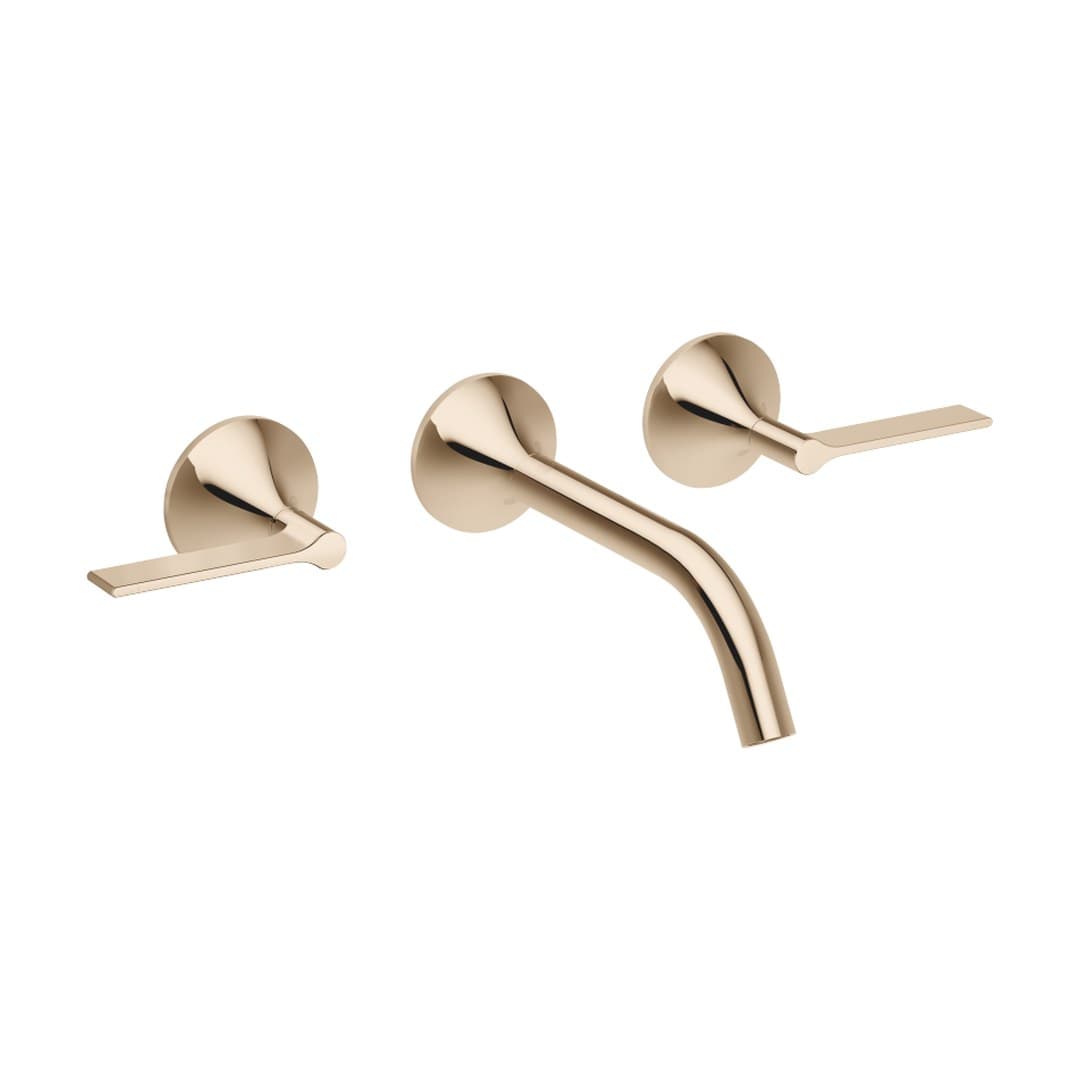 Dornbracht VAIA – Μπαταρία Νιπτήρα Τοίχου – Wall-mounted basin mixer without pop-up waste – Champagne (22kt Gold) (36712819-47)