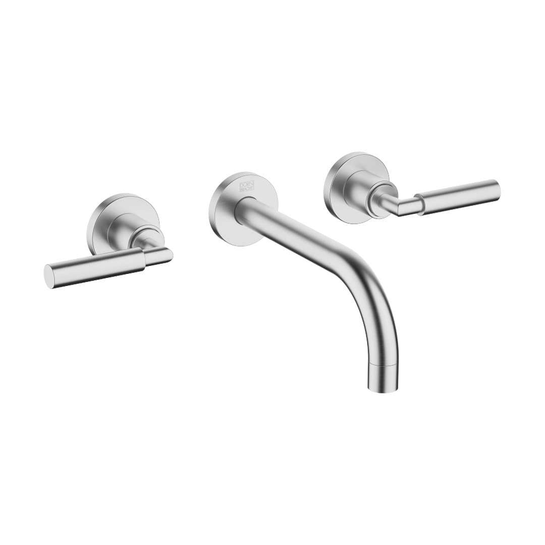 Dornbracht Tara – Μπαταρία Νιπτήρα Τοίχου – Wall-mounted basin mixer without pop-up waste – Brushed Chrome (36712882-93)