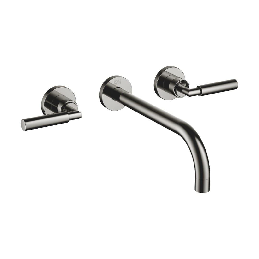 Dornbracht Tara – Μπαταρία Νιπτήρα Τοίχου – Wall-mounted basin mixer without pop-up waste – Dark Chrome (36717882-19)