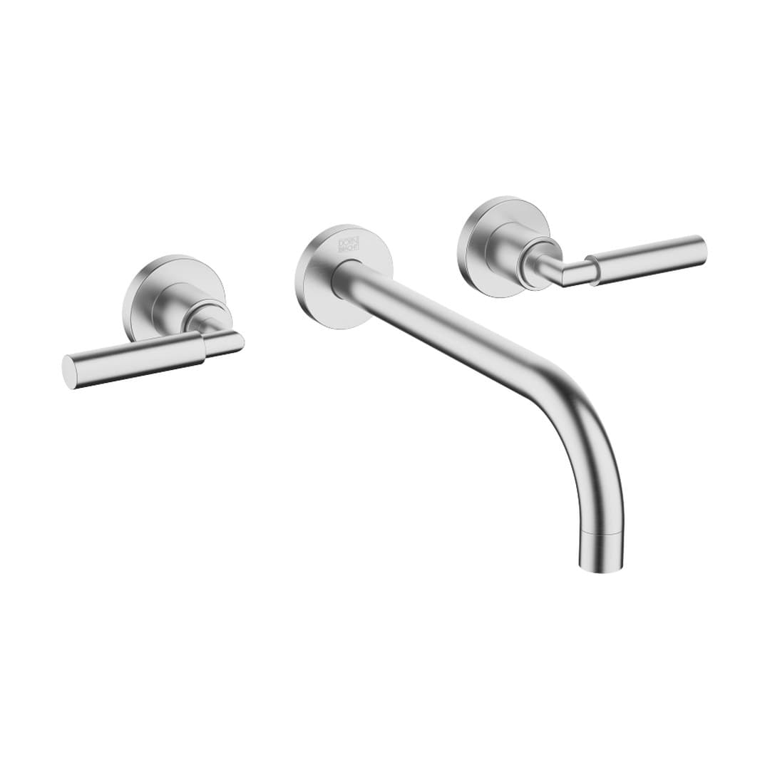 Dornbracht Tara – Μπαταρία Νιπτήρα Τοίχου – Wall-mounted basin mixer without pop-up waste – Brushed Chrome (36717882-93)
