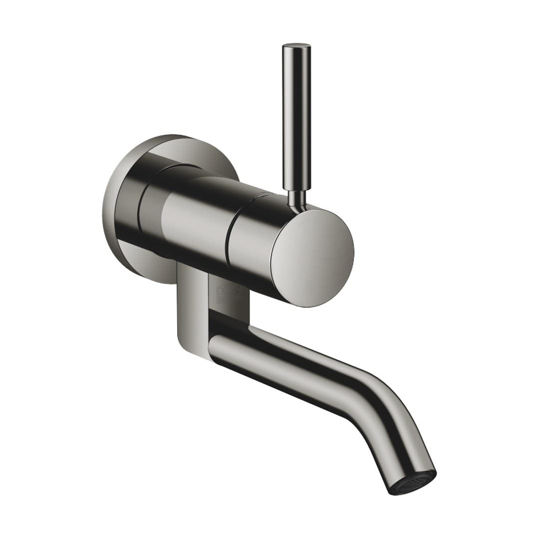 Dornbracht Meta – Μπαταρία Νιπτήρα Τοίχου – Wall-mounted single-lever basin mixer without pop-up waste – Dark Chrome (36805660-19)