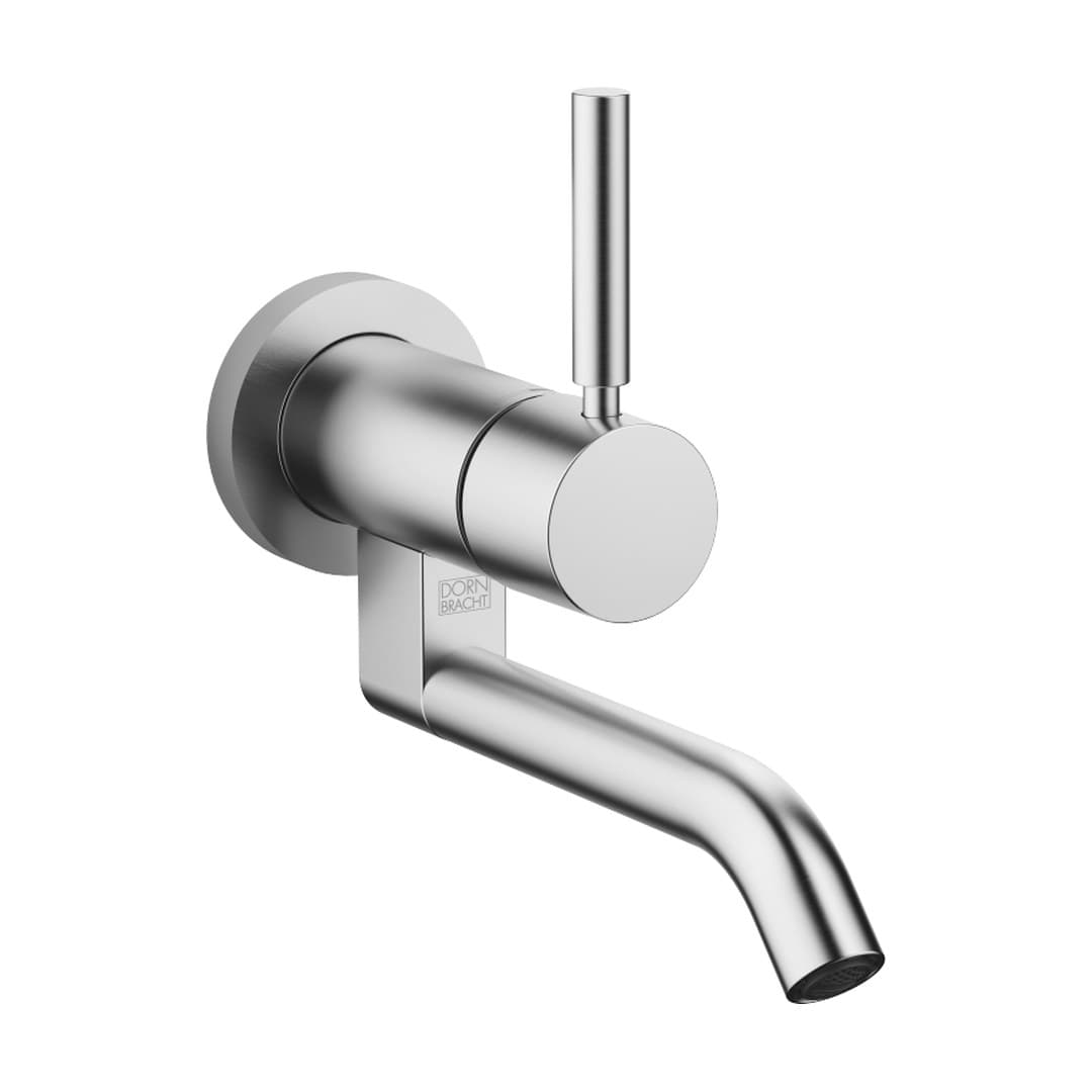 Dornbracht Meta – Μπαταρία Νιπτήρα Τοίχου – Wall-mounted single-lever basin mixer without pop-up waste – Brushed Chrome (36805660-93)