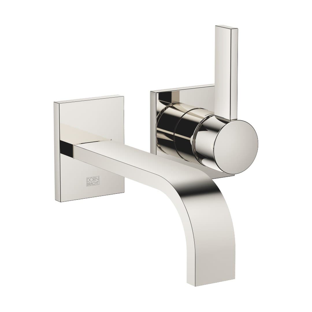 Dornbracht MEM – Μπαταρία Νιπτήρα Τοίχου – Wall-mounted single-lever basin mixer without pop-up waste – Platinum (36860782-08)