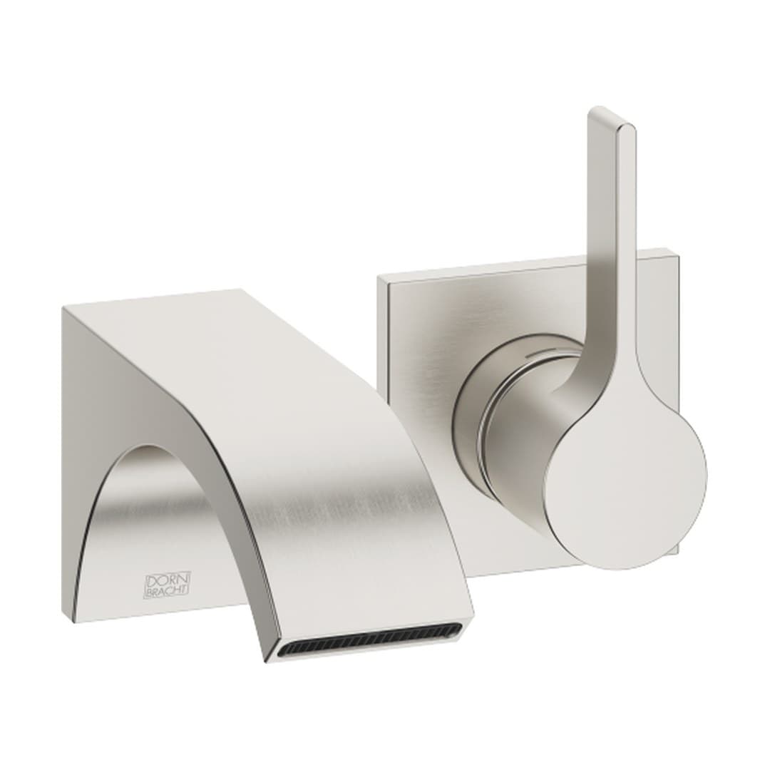 Dornbracht CYO – Μπαταρία Νιπτήρα Τοίχου – Wall-mounted single-lever basin mixer without pop-up waste – Brushed Platinum (36860811-06)