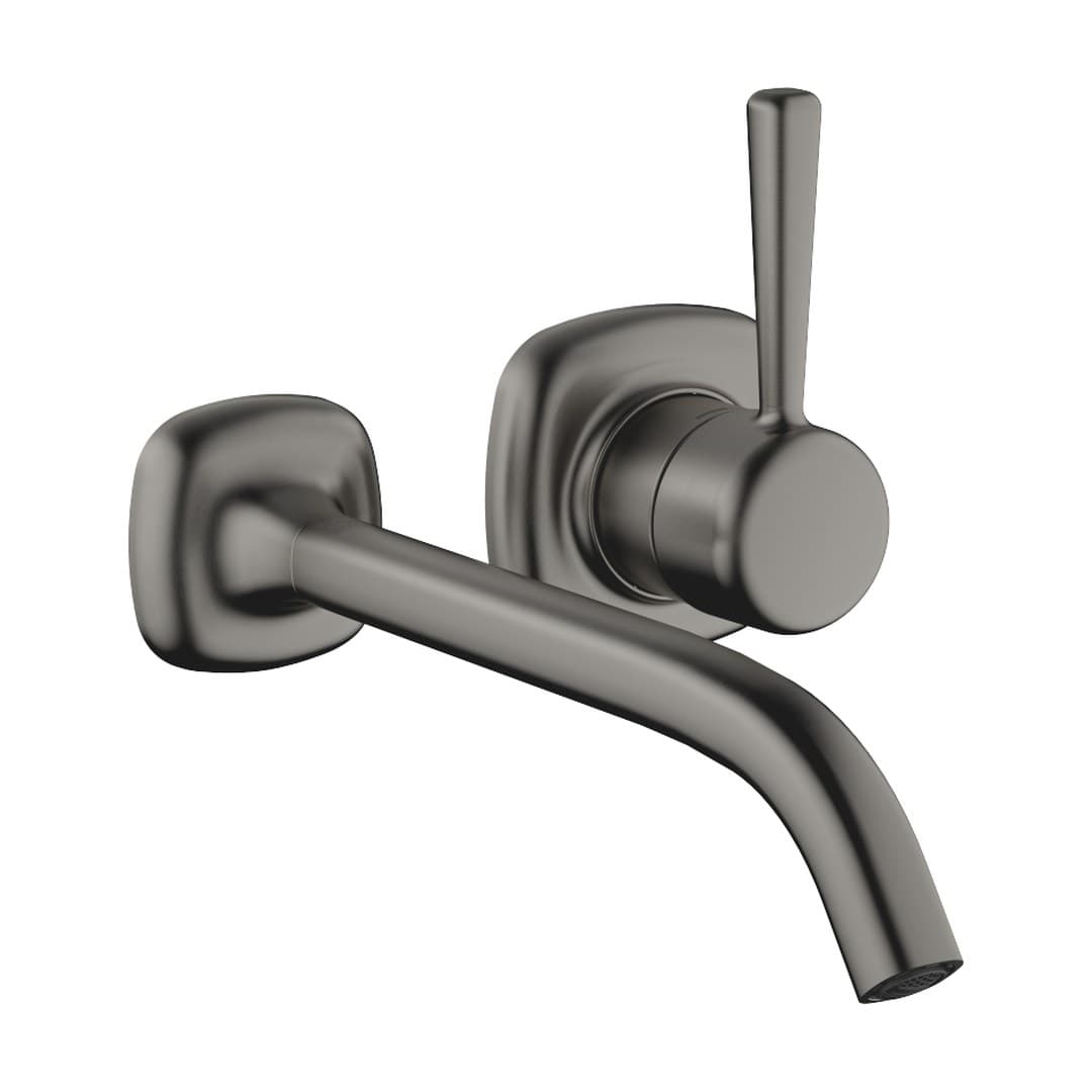 Dornbracht COYA – Μπαταρία Νιπτήρα Τοίχου – Wall-mounted single-lever basin mixer without pop-up waste – Brushed Dark Platinum (36861404-99)