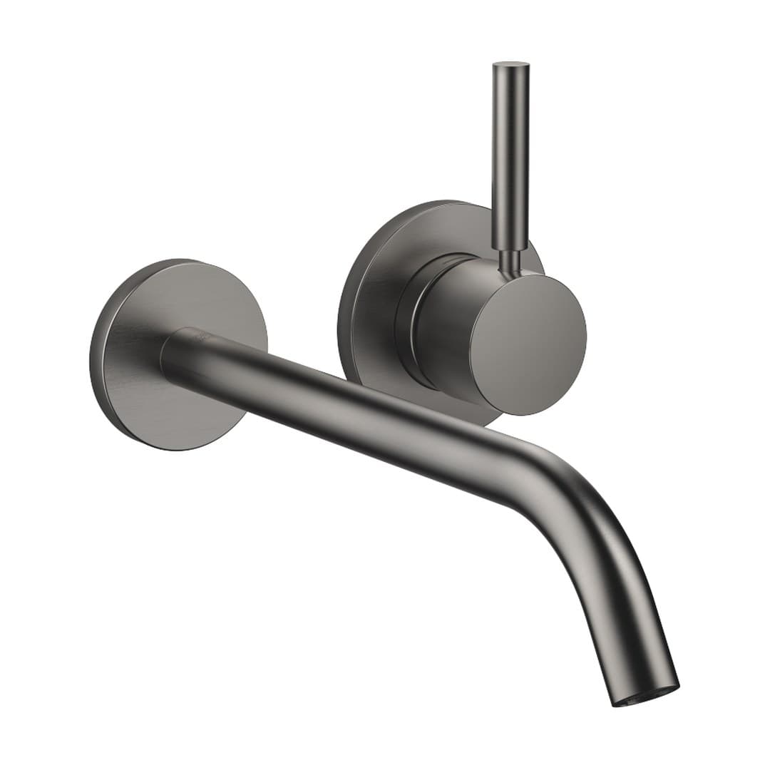 Dornbracht Meta – Μπαταρία Νιπτήρα Τοίχου – Wall-mounted single-lever basin mixer without pop-up waste – Brushed Dark Platinum (36861660-99)