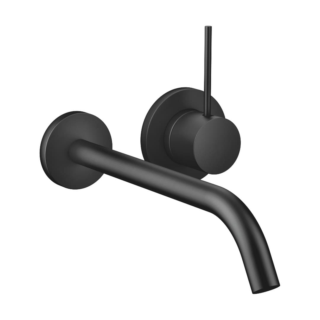 Dornbracht Meta – Μπαταρία Νιπτήρα Τοίχου – META SLIM Wall-mounted single-lever basin mixer without pop-up waste – Matte Black (36861662-33)