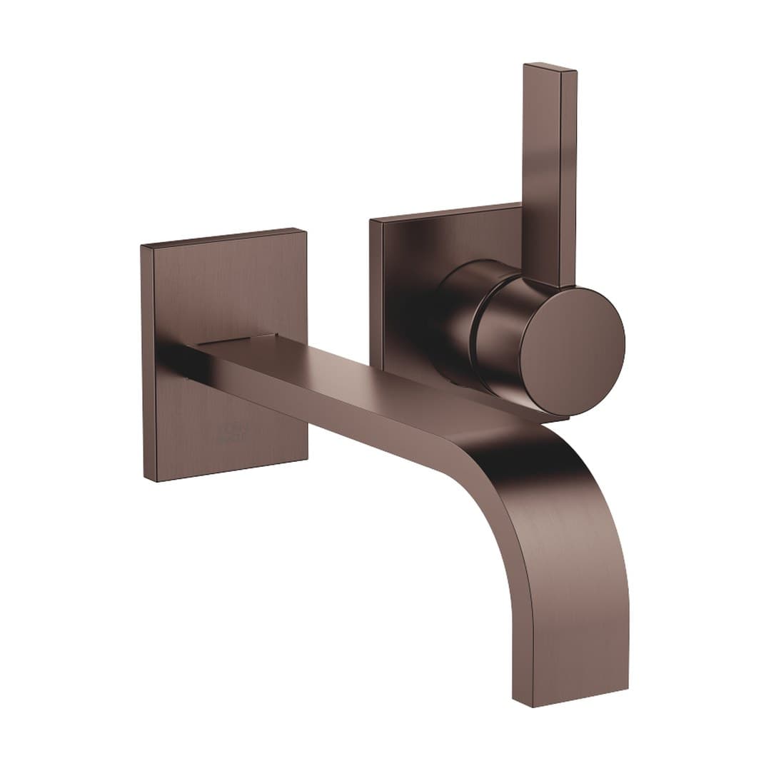 Dornbracht MEM – Μπαταρία Νιπτήρα Τοίχου – Wall-mounted single-lever basin mixer without pop-up waste – Brushed Dark Bronze (PVD) (36861782-43)