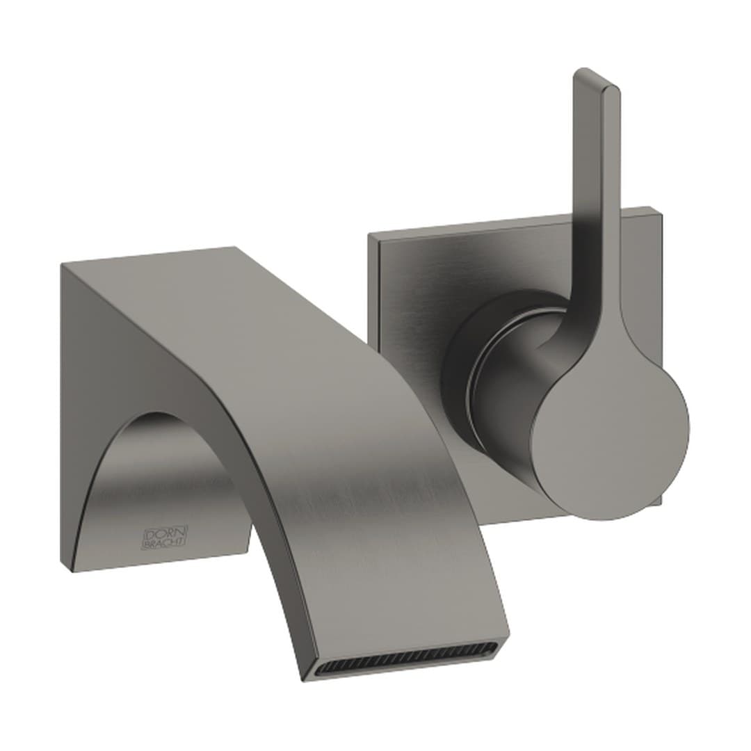 Dornbracht CYO – Μπαταρία Νιπτήρα Τοίχου – Wall-mounted single-lever basin mixer without pop-up waste – Brushed Dark Platinum (36861811-99)