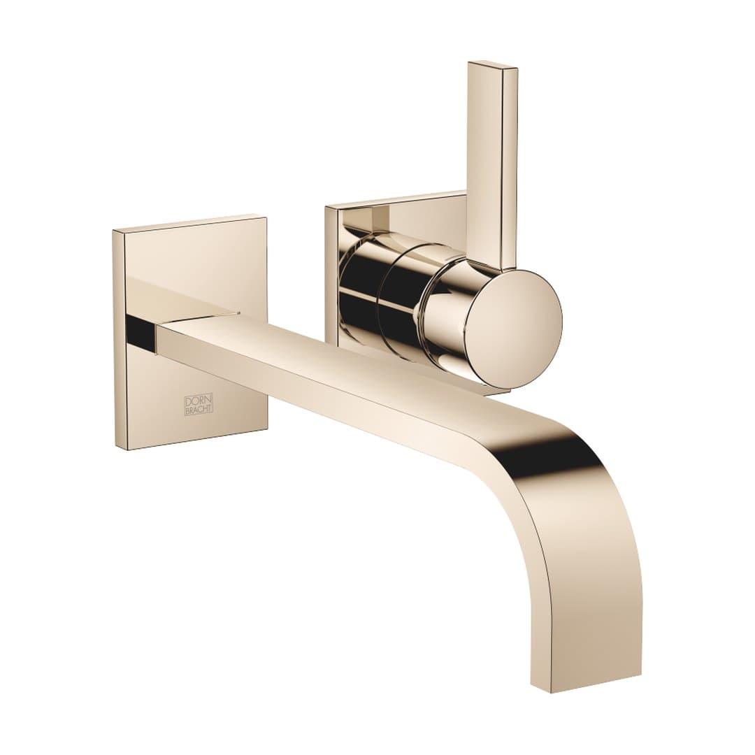 Dornbracht MEM – Μπαταρία Νιπτήρα Τοίχου – Wall-mounted single-lever basin mixer without pop-up waste – Champagne (22kt Gold) (36862782-47)