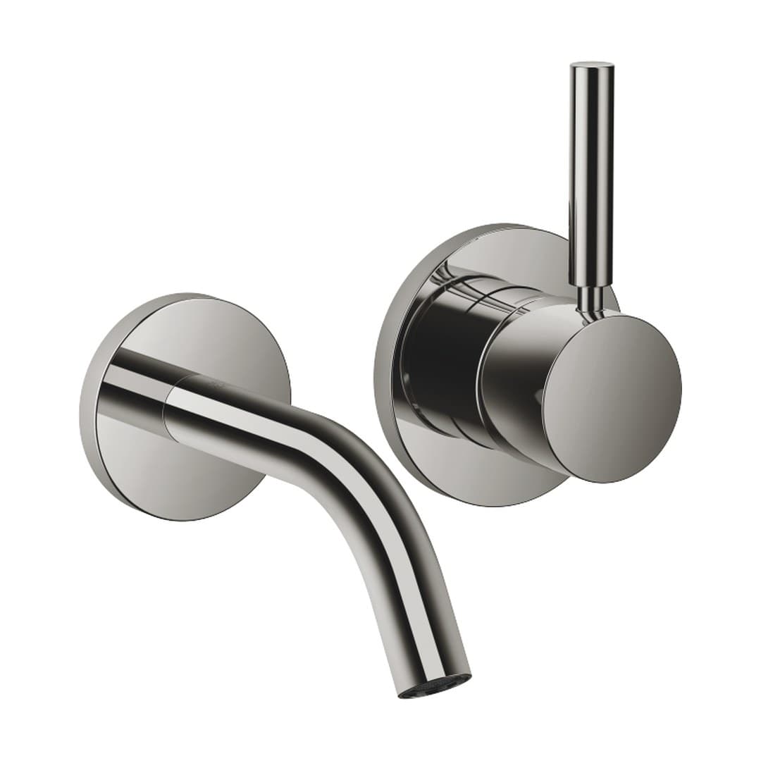 Dornbracht Meta – Μπαταρία Νιπτήρα Τοίχου – Wall-mounted single-lever basin mixer without pop-up waste – Dark Chrome (36867660-19)