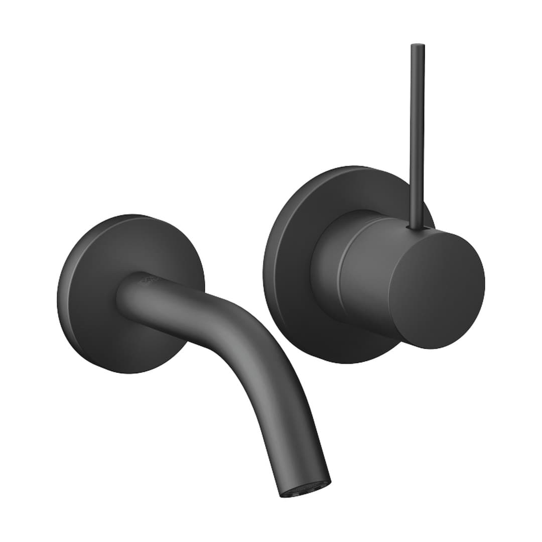 Dornbracht Meta – Μπαταρία Νιπτήρα Τοίχου – META SLIM Wall-mounted single-lever basin mixer without pop-up waste – Matte Black (36867662-33)