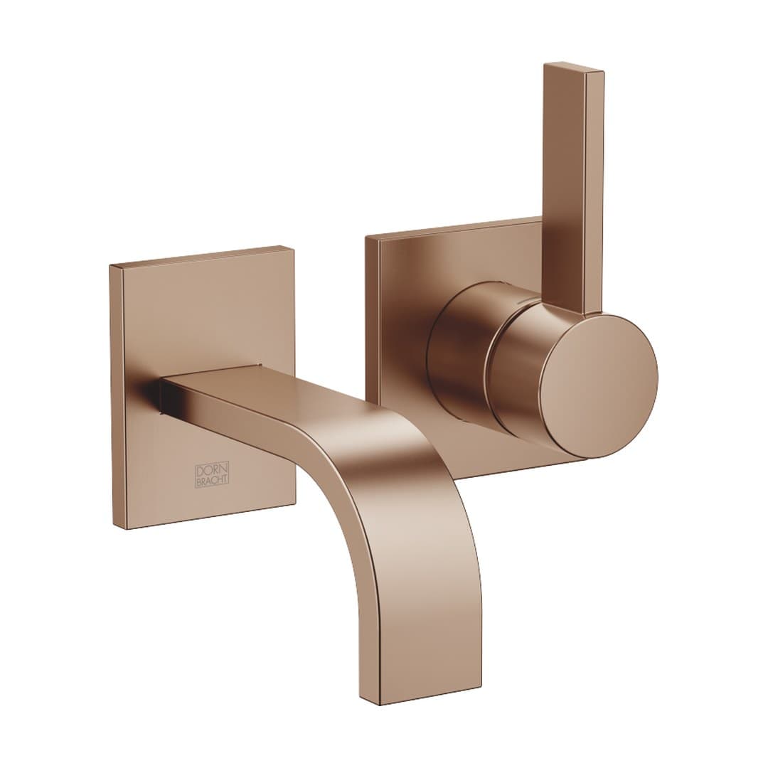 Dornbracht MEM – Μπαταρία Νιπτήρα Τοίχου – Wall-mounted single-lever basin mixer without pop-up waste – Brushed Bronze (PVD) (36867782-42)