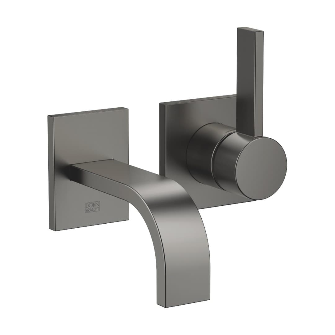 Dornbracht MEM – Μπαταρία Νιπτήρα Τοίχου – Wall-mounted single-lever basin mixer without pop-up waste – Brushed Dark Platinum (36867782-99)