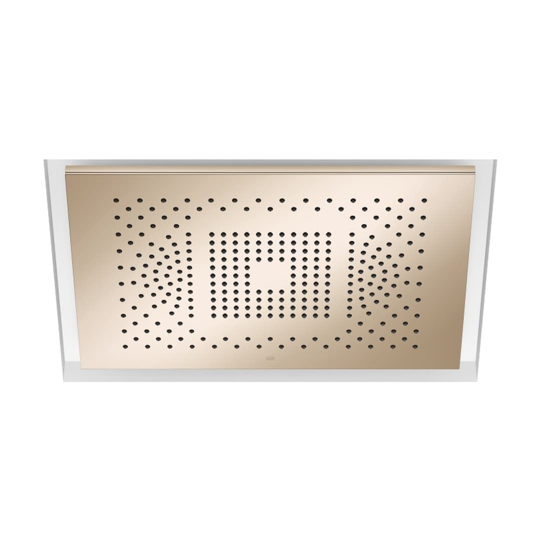 Dornbracht – Κεφαλή Ντους – SERENITY SKY Rainpanel for recessed ceiling installation with light – Champagne (22kt Gold) (41771979-47)