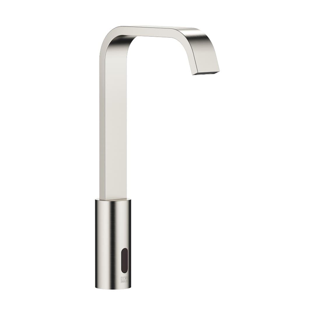 Dornbracht IMO – Μπαταρία Νιπτήρα – Touchfree Washstand fitting with electronic opening and closing function without pop-up waste – Brushed Platinum (44521670-06)