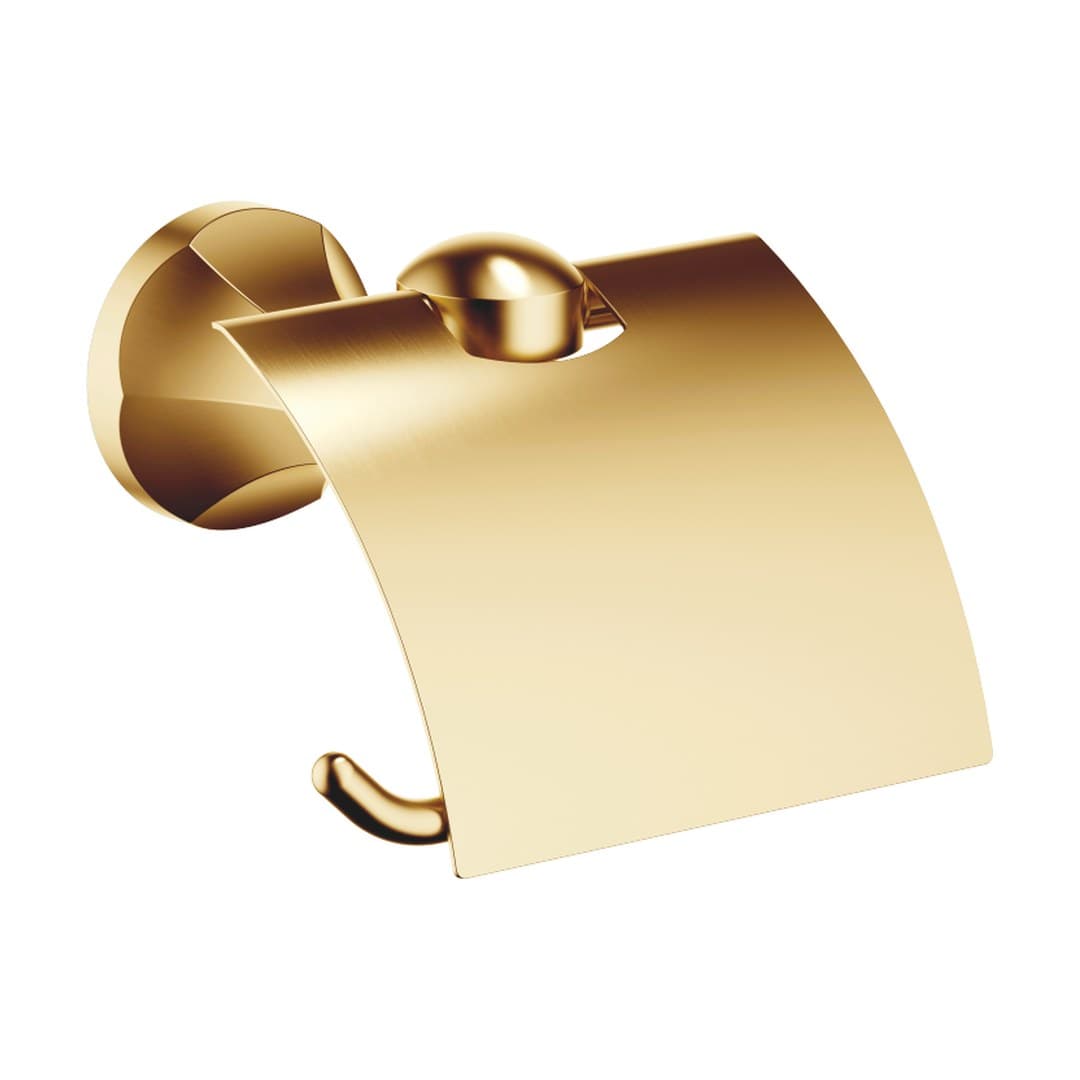 Dornbracht Madison – Θήκη Χαρτιού – Tissue holder with cover – Brushed Durabrass (23kt Gold) (83510361-28)
