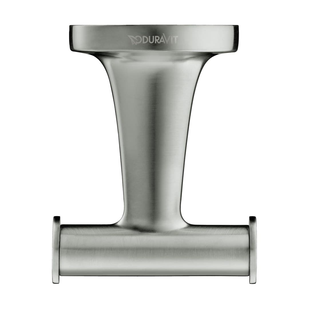 Duravit Starck T – Άγκιστρο – double – Stainless steel Brushed (0099307000)
