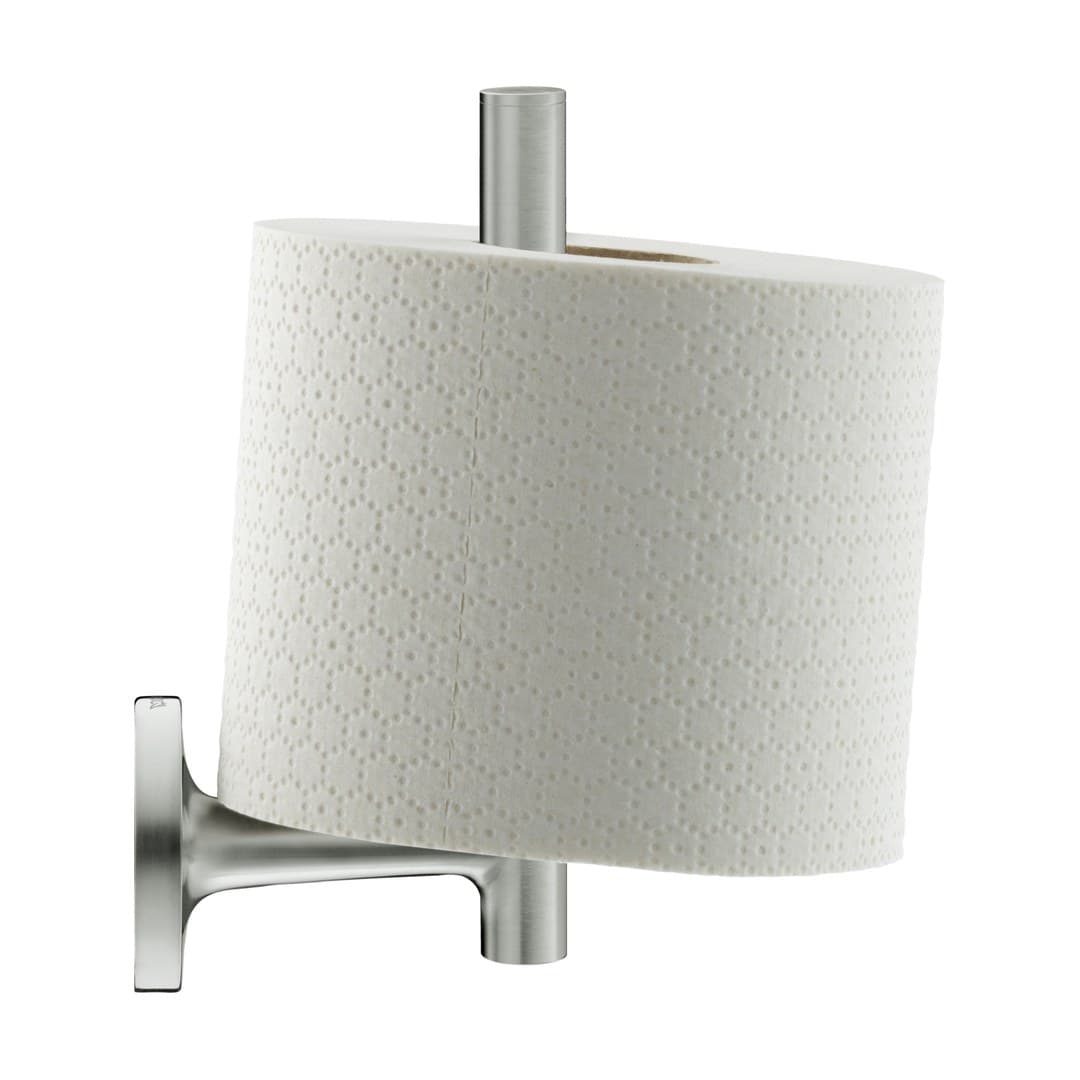Duravit Starck T – Θήκη Χαρτιού – 50×50×152 mm – Stainless steel Brushed (0099397000)