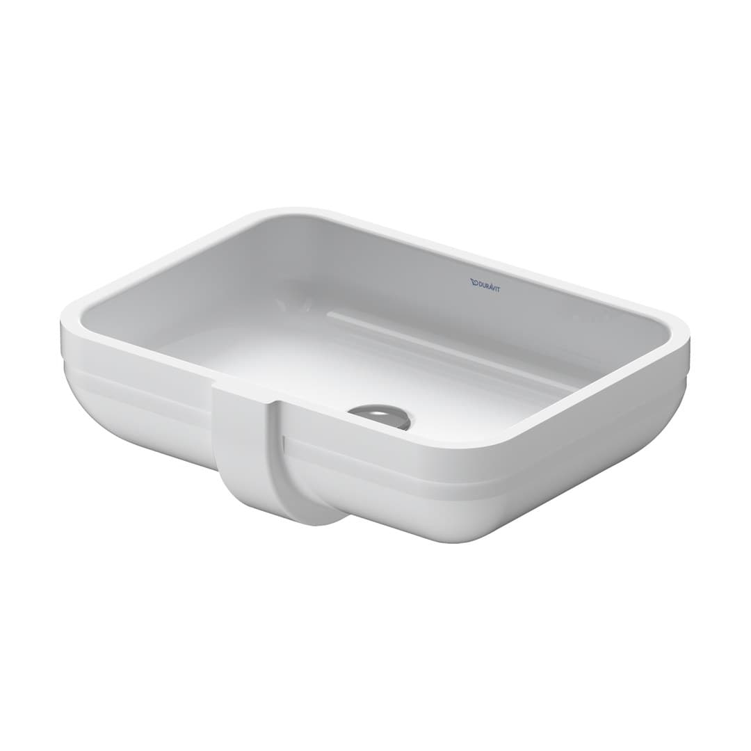 Duravit Happy D.2 – Νιπτήρας Υποκαθήμενος – White High Gloss (0457480000)