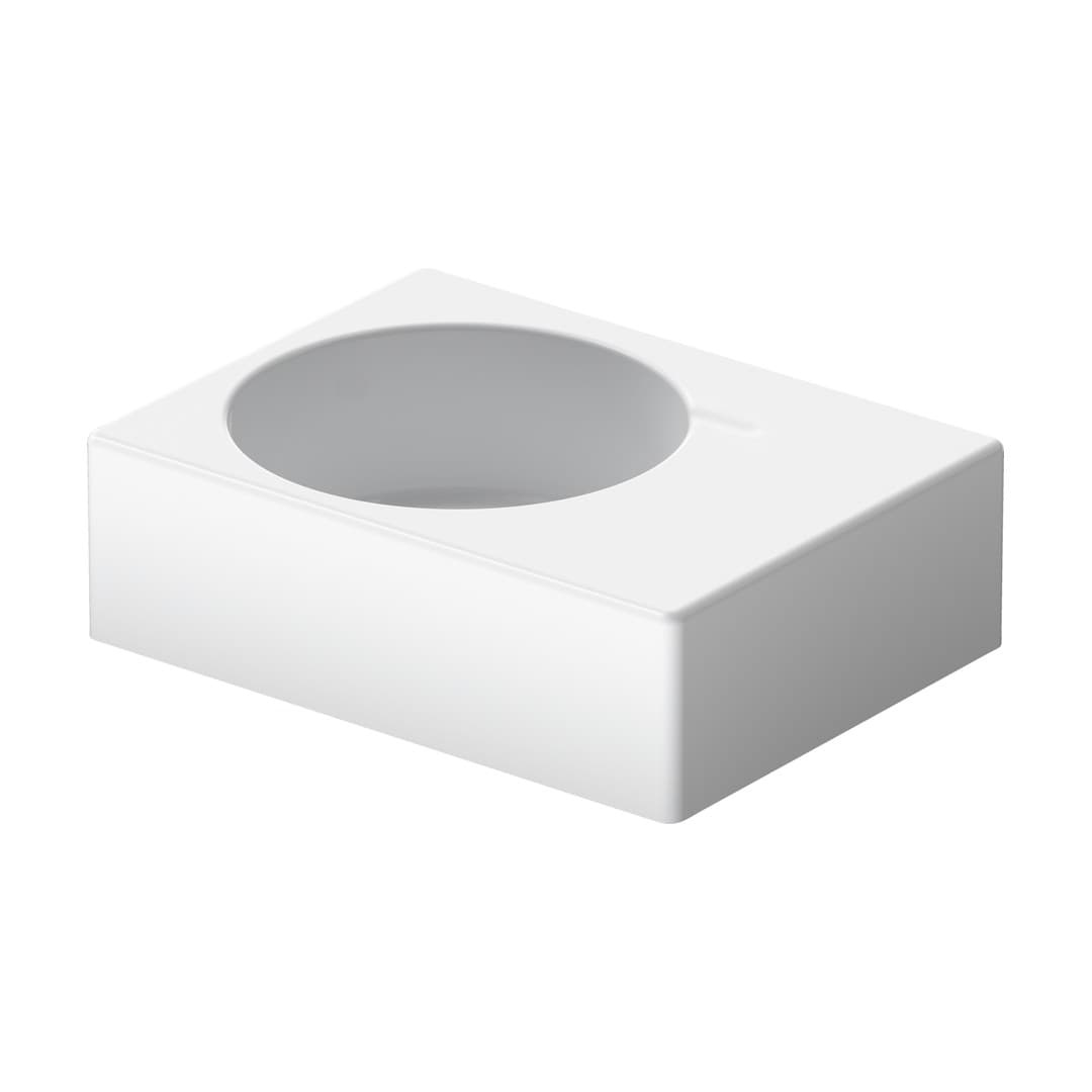 Duravit Design Classics – Νιπτήρας Κρεμαστός – 615×460 mm, 1 οπή, με υπερχείλιση, γούρνα αριστερά – White High Gloss (0684600011)