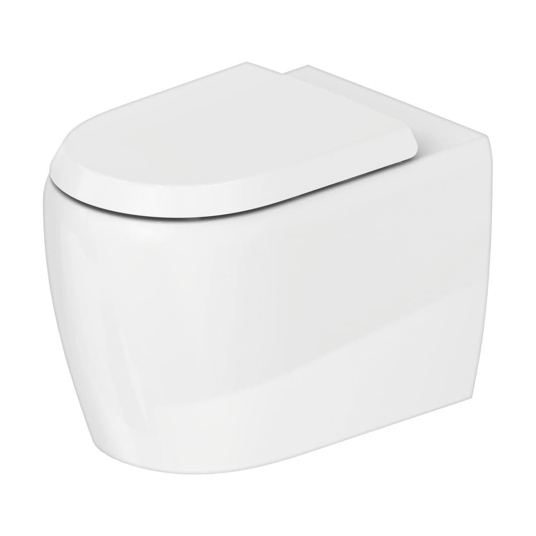 Duravit Collection One – Λεκάνη Δαπέδου – 390×600 mm, Rimless – White High Gloss (2020090000)