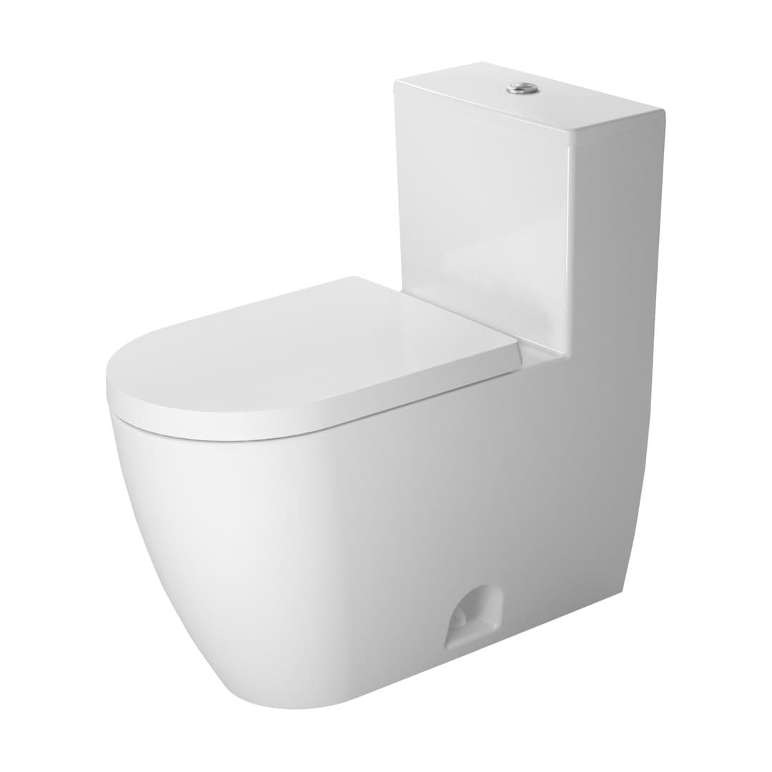 Duravit ME by Starck – Λεκάνη Δαπέδου – 390×730 mm, Rimless, πλήκτρο Top – White High Gloss (2173010085)