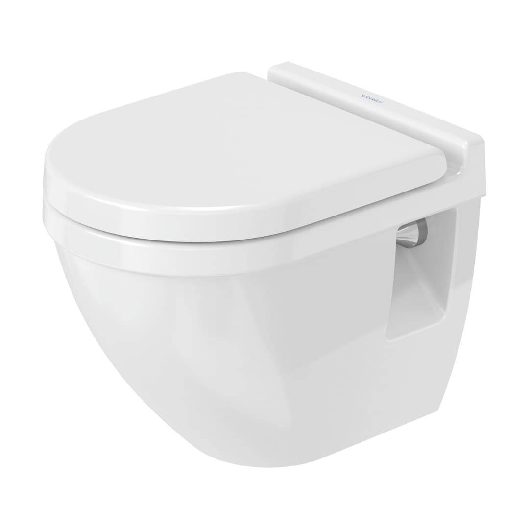 Duravit Starck 3 – Λεκάνη Κρεμαστή – 365×480 mm – White High Gloss (2202090000)