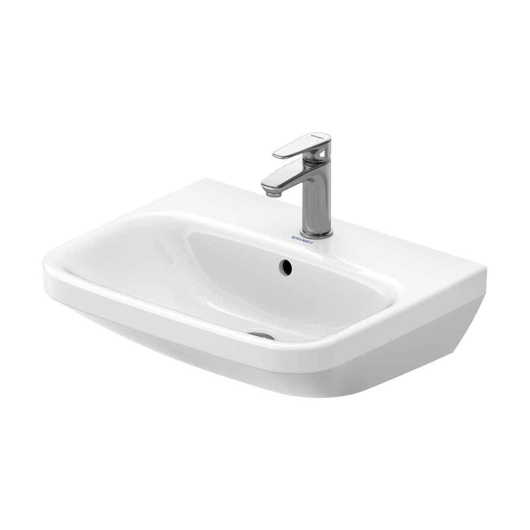 Duravit DuraStyle – Νιπτήρας Κρεμαστός – 550×440 mm, 1 οπή, με υπερχείλιση – White High Gloss (2319550000)